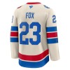 Miesten NHL New York Rangers Pelipaita 2025-26 Fanatics Premium Adam Fox Winter Classic Valkoinen